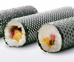 高科技给食物添彩 寿司穿上花衣服