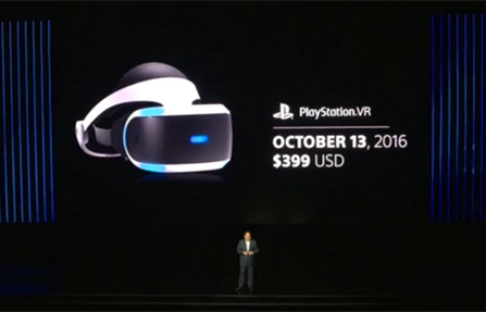 <span  style='background-color:Yellow;'>索尼</span>PlayStation VR发售日公布：399刀迄今最便宜！