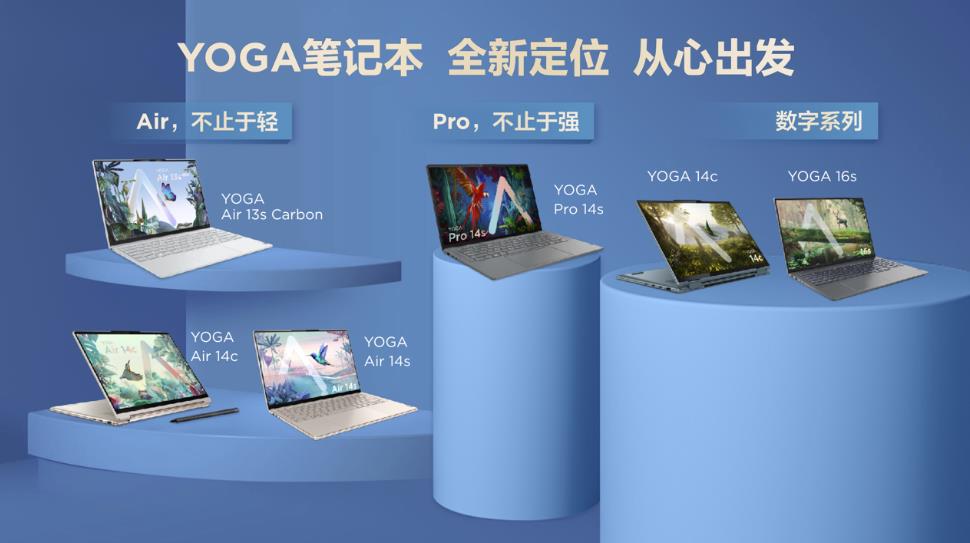 联想YOGA生态家族新品发布 YOGA <span  style='background-color:Yellow;'>AI</span>想YOGA生态家族新品发布 YOGA Air系列亮相，轻薄本翻转本都有