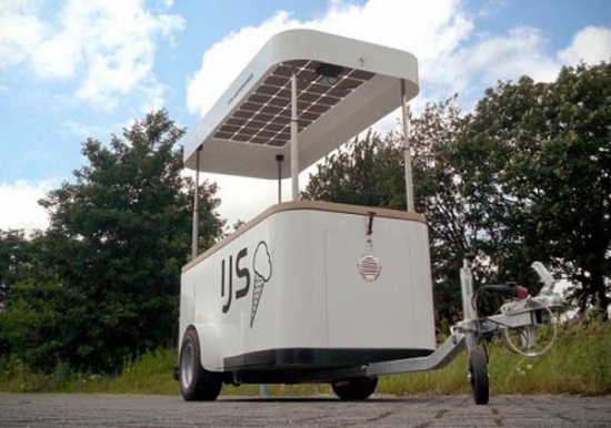 节能减排：太阳能雪糕车