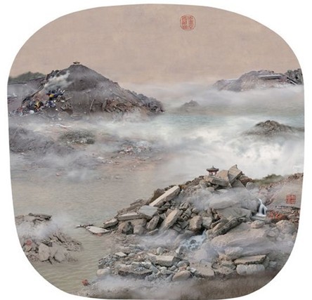 远看是山水、近看是<span  style='background-color:Yellow;'>垃圾</span>、中国“新景观”